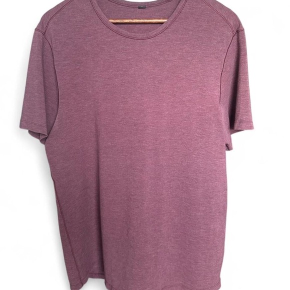 lululemon athletica Other - Lululemon Mens Heathered Plum Short Sleeve Running Workout Shirt⁠
